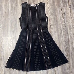 NWOT LUXE by Carmen Marc Valvo Sleeveless Sweater Knit Dress S